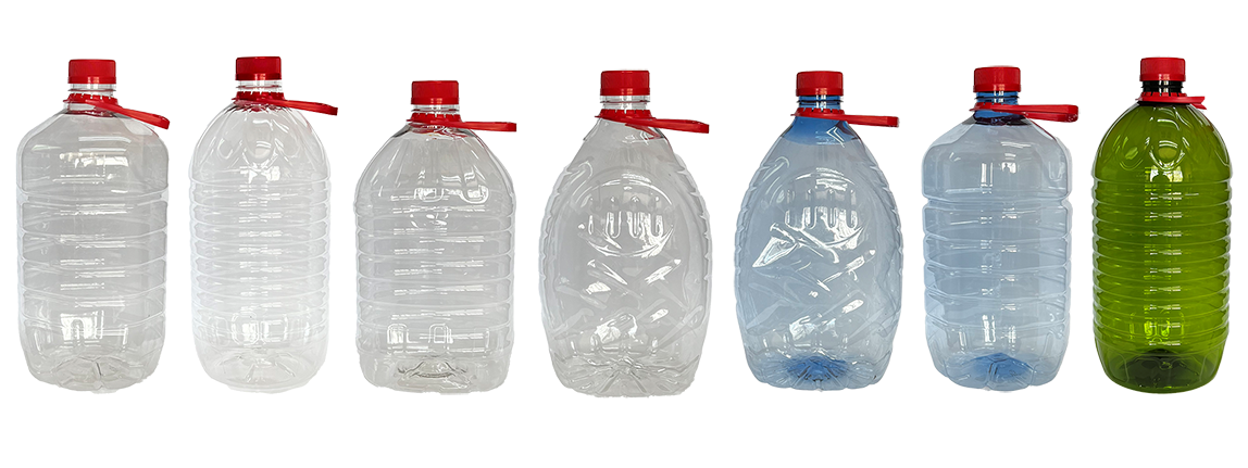 Botes de Plástico PET Redondos Transparentes de Boca Ancha - 1
